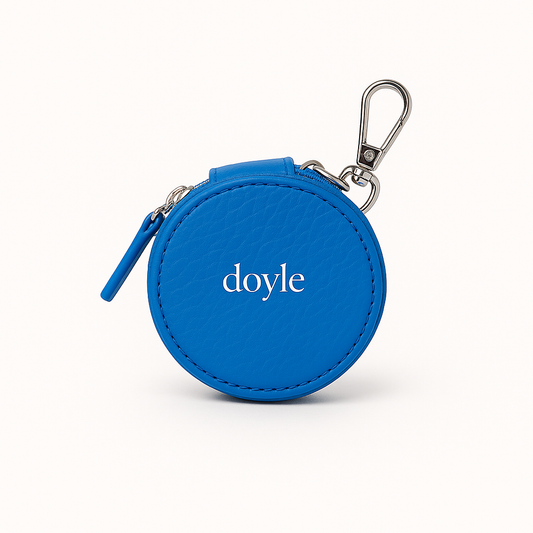 Doyle Round Mini Charm (Electric Blue)