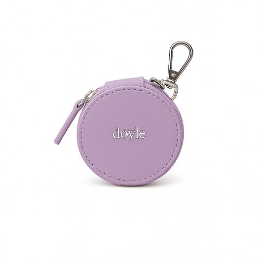 Doyle Round Mini Charm (Purple)