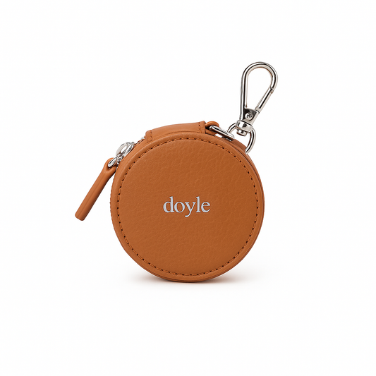 Doyle Round Mini Charm (Tan)
